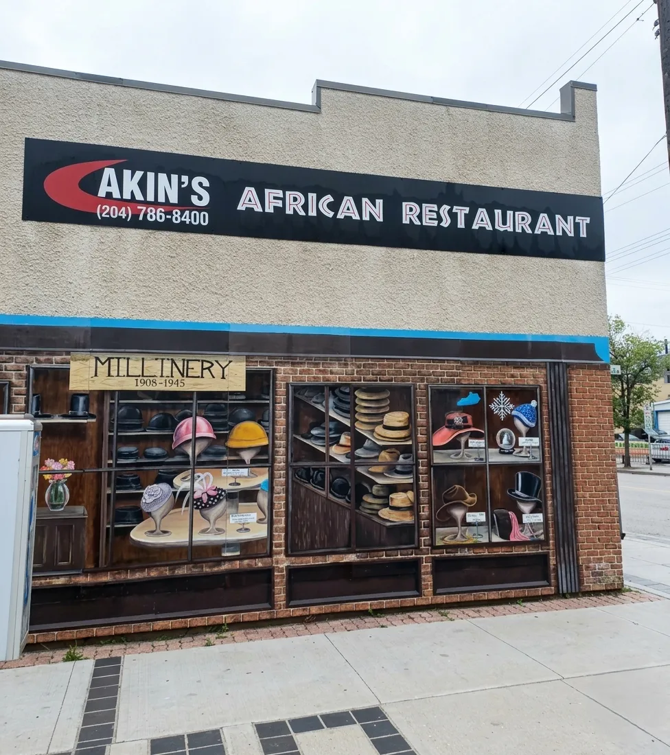 Akin's African Restaurant & Bar — authentic West and Central African cuisine on Sargent Ave, Winnipeg, MB